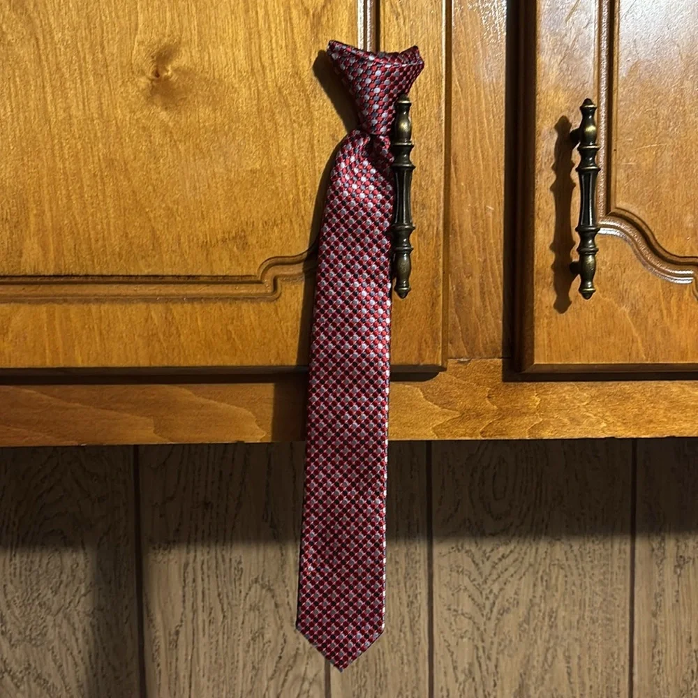 DOCKERS BOYS CLIP ON TIE 14”X2”